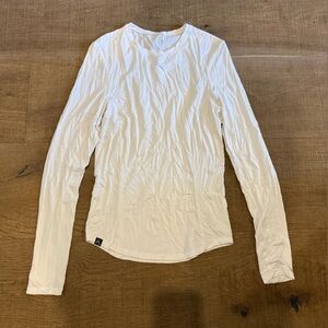 Oner Active White Long Sleeve Crew Neck Top